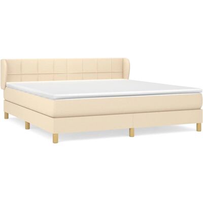 VidaXL Bett - 3126818 Taschenfeder, Creme - Bett VidaXL Bett - 3126818 Taschenfeder, Creme - Bett