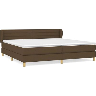vidaXL Bett mit verstellbarem Kopfteil - Taschenfederkernmatratze - Braun vidaXL Bett mit verstellbarem Kopfteil - Taschenfederkernmatratze - Braun
