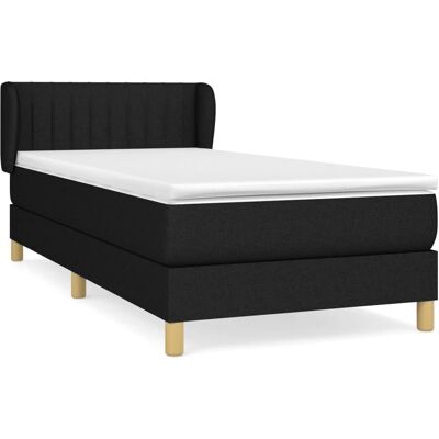 vidaXL Vertika Schwarzes 200x200 cm Bett - Bett vidaXL Vertika Schwarzes 200x200 cm Bett - Bett
