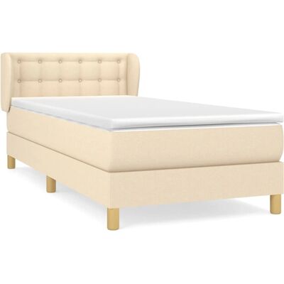 VidaXL 3127082 Bett - Creme - Taschenfederkernmatratze - Bett VidaXL 3127082 Bett - Creme - Taschenfederkernmatratze - Bett