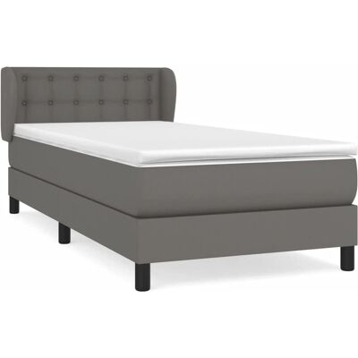 vidaXL Bett mit verstellbarem Kopfteil - Langlebiges Kunstleder, Taschenfederkern vidaXL Bett mit verstellbarem Kopfteil - Langlebiges Kunstleder, Taschenfederkern