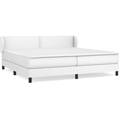 vidaXL Modell 3127332 Weißes Bett mit Verstellbarem Kopfteil - Bett vidaXL Modell 3127332 Weißes Bett mit Verstellbarem Kopfteil - Bett