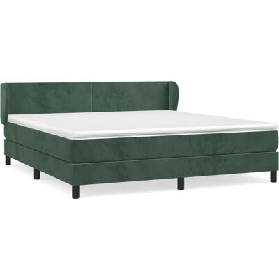 VidaXL 3127388 Bett - Samt, Dunkelgrün, 180x200 cm - Bett VidaXL 3127388 Bett - Samt, Dunkelgrün, 180x200 cm - Bett