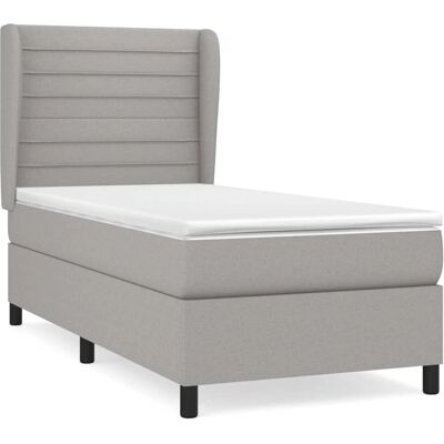 vidaXL Horizon Hellgraues Bett - Bett vidaXL Horizon Hellgraues Bett - Bett