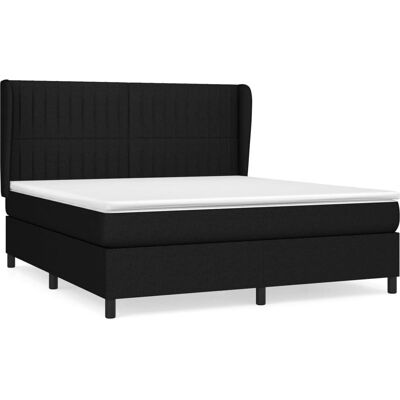 vidaXL 3128143 Schwarzes Metallbett mit verstellbarem Kopfteil - Bett vidaXL 3128143 Schwarzes Metallbett mit verstellbarem Kopfteil - Bett