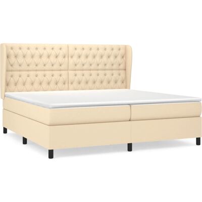 vidaXL Boxspringbett mit Matratze 200x200 cm - Bett vidaXL Boxspringbett mit Matratze 200x200 cm - Bett