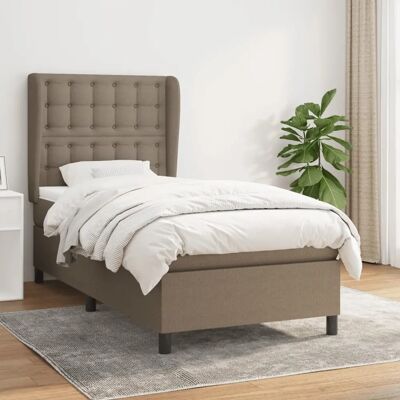 Jinlefu - Verstelbaar Taupe Bed met Pocketveringmatras - Bed Jinlefu - Verstelbaar Taupe Bed met Pocketveringmatras - Bed