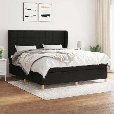 Maisonchic Modell Block M - Doppelbett mit Taschenfederkern - Schwarz Maisonchic Modell Block M - Doppelbett mit Taschenfederkern - Schwarz