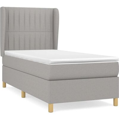 VidaXL 3128637 Bett - Verstellbares Kopfteil, Taschenfederkernmatratze, Mittelfest VidaXL 3128637 Bett - Verstellbares Kopfteil, Taschenfederkernmatratze, Mittelfest