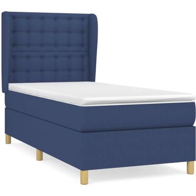 VidaXL 3128811 Blaues Bett - Matratze & Gestell VidaXL 3128811 Blaues Bett - Matratze & Gestell
