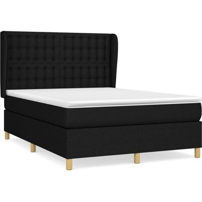 vidaXL Boxspringbett mit verstellbarem Kopfteil - 140x200 cm vidaXL Boxspringbett mit verstellbarem Kopfteil - 140x200 cm