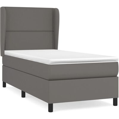 VidaXL 3128959 Bett - Kunstleder, Verstellbares Kopfteil, Taschenfederkernmatratze VidaXL 3128959 Bett - Kunstleder, Verstellbares Kopfteil, Taschenfederkernmatratze