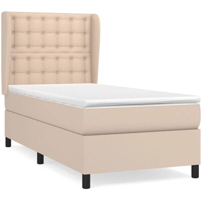 VidaXL Bett mit verstellbarem Kopfteil - Taschenfederkern, Braun VidaXL Bett mit verstellbarem Kopfteil - Taschenfederkern, Braun