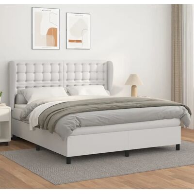 Maisonchic - Bett mit Taschenfederkern und Kunstleder - 180x200 cm Maisonchic - Bett mit Taschenfederkern und Kunstleder - 180x200 cm