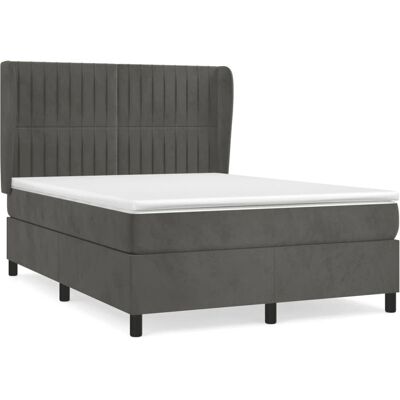 vidaXL Bett mit Samtbezug - Mittelfest vidaXL Bett mit Samtbezug - Mittelfest