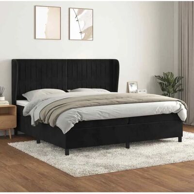 MAISONCHIC - Bett mit Federkernmatratze - Samt, 200x200 cm MAISONCHIC - Bett mit Federkernmatratze - Samt, 200x200 cm