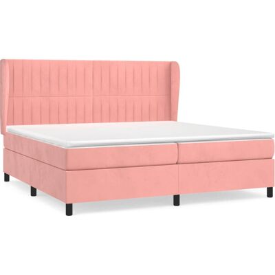 vidaXL Bett mit Samtrosa Finish - Bettart vidaXL Bett mit Samtrosa Finish - Bettart