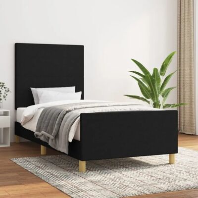 Structure de lit MAISONCHIC avec tête de lit réglable - Mobilier de chambre Structure de lit MAISONCHIC avec tête de lit réglable - Mobilier de chambre