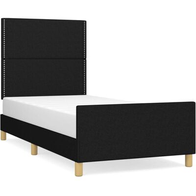 vidaXL Bettgestell - Verstellbar, Schwarz, 90x190 cm - Bett vidaXL Bettgestell - Verstellbar, Schwarz, 90x190 cm - Bett