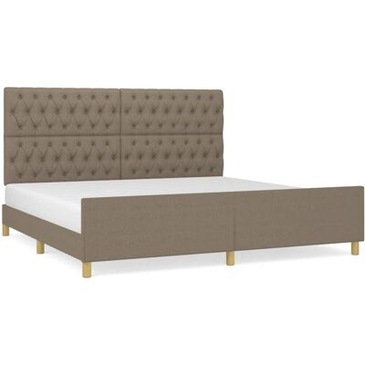 VidaXL Bettgestell - Unterstützendes, langlebiges Bett mit verstellbarem Kopfteil VidaXL Bettgestell - Unterstützendes, langlebiges Bett mit verstellbarem Kopfteil