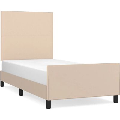 VidaXL Bettgestell - Verstellbares Cappuccino-Unterstützung 90x200cm VidaXL Bettgestell - Verstellbares Cappuccino-Unterstützung 90x200cm