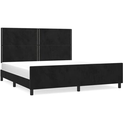 VidaXL Bettgestell - Verstellbarer Velours-Unterbau für 180x200 cm Matratzen VidaXL Bettgestell - Verstellbarer Velours-Unterbau für 180x200 cm Matratzen