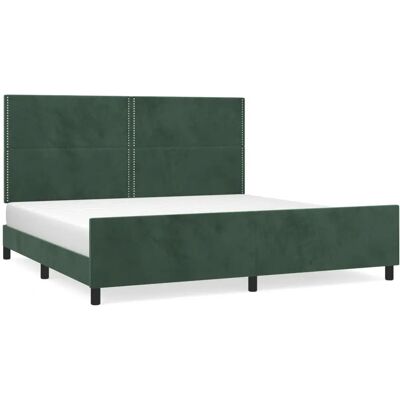 VidaXL Bettgestell - Verstellbares Kopfteil - Für 200x200 cm Matratze VidaXL Bettgestell - Verstellbares Kopfteil - Für 200x200 cm Matratze