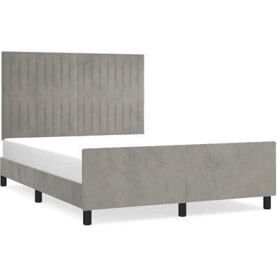 VidaXL Bettgestell - Verstellbares Kopfteil - Stützleisten - 140x200cm VidaXL Bettgestell - Verstellbares Kopfteil - Stützleisten - 140x200cm