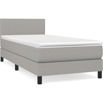 vidaXL 3139849 Bett - Verstellbares Graues Polsterbett vidaXL 3139849 Bett - Verstellbares Graues Polsterbett