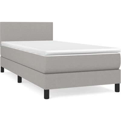 vidaXL Bett mit Verstellbarem Kopfteil - Bett vidaXL Bett mit Verstellbarem Kopfteil - Bett
