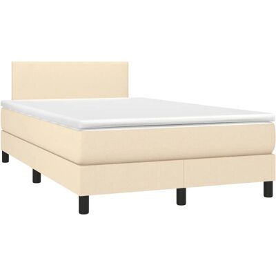 VidaXL Modell 3139894 Bett - Klappbares Kopfteil, Taschenfederkernmatratze, Creme VidaXL Modell 3139894 Bett - Klappbares Kopfteil, Taschenfederkernmatratze, Creme