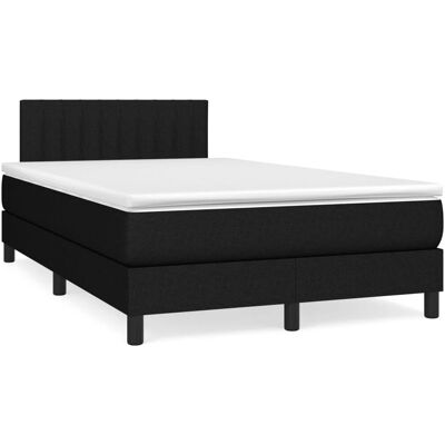 vidaXL Schwarzes 180x200cm Bett mit Matratze & Rahmen vidaXL Schwarzes 180x200cm Bett mit Matratze & Rahmen