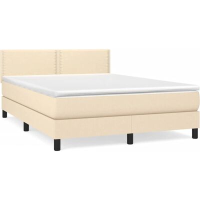 vidaXL Bett - Verstellbares Kopfteil, Taschenfederkernmatratze, 140x200cm vidaXL Bett - Verstellbares Kopfteil, Taschenfederkernmatratze, 140x200cm