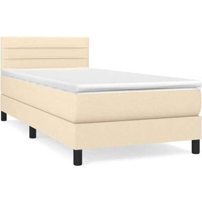 VidaXL 3140094 Bett - Taschenfeder, Creme, 80x200cm VidaXL 3140094 Bett - Taschenfeder, Creme, 80x200cm