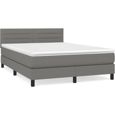 vidaXL - 565809 - Dunkelgraues Taschenfederbett vidaXL - 565809 - Dunkelgraues Taschenfederbett