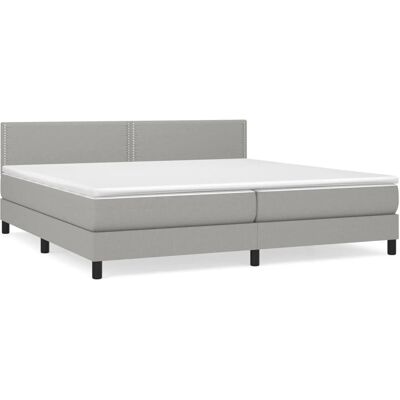 vidaXL 3140161 Bett - Hellgrau - Bett vidaXL 3140161 Bett - Hellgrau - Bett