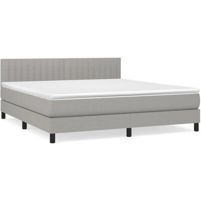 VidaXL Bett - Grau hell - Bett VidaXL Bett - Grau hell - Bett