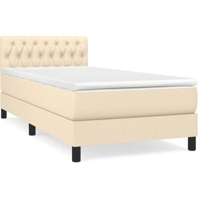 VidaXL Bett mit verstellbarem Kopfteil - Mittelfest VidaXL Bett mit verstellbarem Kopfteil - Mittelfest