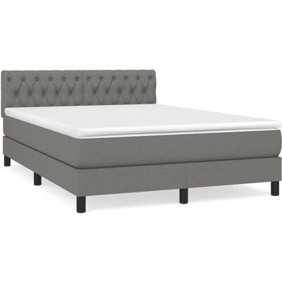vidaXL Bett mit Verstellbarem Kopfteil - Bett vidaXL Bett mit Verstellbarem Kopfteil - Bett