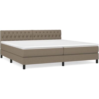 vidaXL 3140325 Taupe Boxspringbett - Bett vidaXL 3140325 Taupe Boxspringbett - Bett