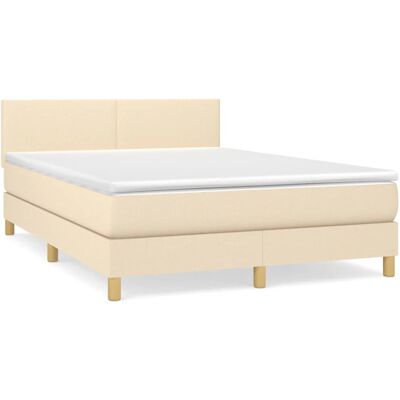 VidaXL Bett mit verstellbarem Kopfteil - Taschenfederkernmatratze VidaXL Bett mit verstellbarem Kopfteil - Taschenfederkernmatratze
