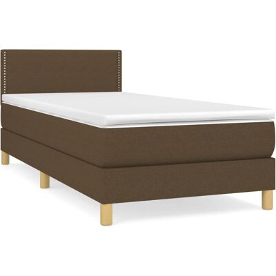 VidaXL 3140484 Dunkelbraunes Boxspringbett - Bett VidaXL 3140484 Dunkelbraunes Boxspringbett - Bett