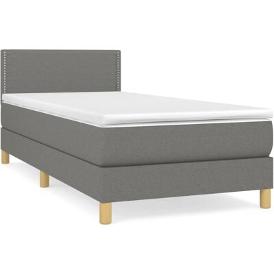 vidaXL Bett 3140514 - Verstellbares Kopfteil, Taschenfederkernmatratze vidaXL Bett 3140514 - Verstellbares Kopfteil, Taschenfederkernmatratze