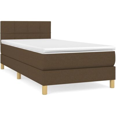 vidaXL Bett - Dunkelbraun, 80x200cm, Modell: 3140572 - Bett vidaXL Bett - Dunkelbraun, 80x200cm, Modell: 3140572 - Bett