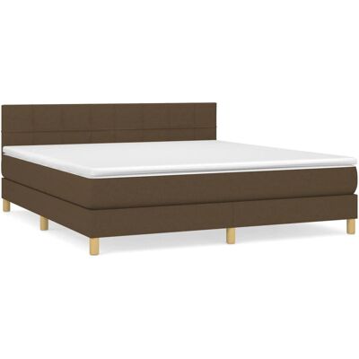 vidaXL 3140644 dunkle braune Boxspringbett - Bett vidaXL 3140644 dunkle braune Boxspringbett - Bett