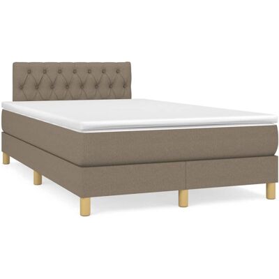 vidaXL Boxspringbett - Taupe - 200x200cm vidaXL Boxspringbett - Taupe - 200x200cm