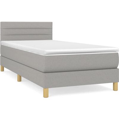 vidaXL 3140673 seng - Justerbart GråtPolstret Ramme vidaXL 3140673 seng - Justerbart GråtPolstret Ramme