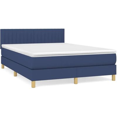 VidaXL Blau Taschenfederbett - Bett VidaXL Blau Taschenfederbett - Bett