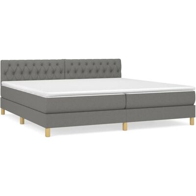 vidaXL Mørkegråt boxspring - Seng vidaXL Mørkegråt boxspring - Seng