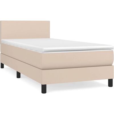 vidaXL Bett mit verstellbarem Kopfteil - Einzelbett mit Taschenfederkern vidaXL Bett mit verstellbarem Kopfteil - Einzelbett mit Taschenfederkern